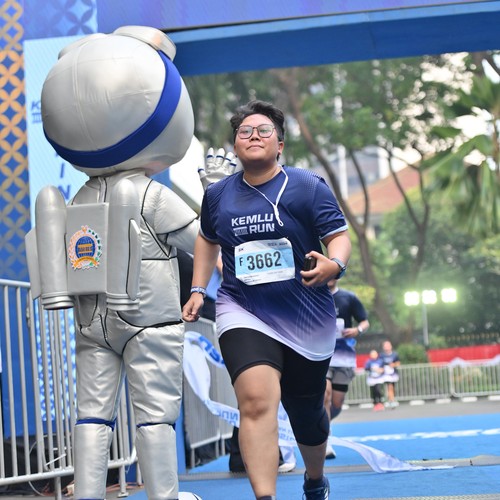 Race photo from KEMLU RUN 2026