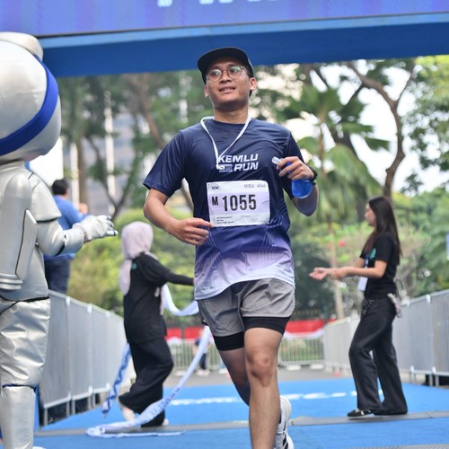 Race photo from KEMLU RUN 2026