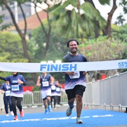 Race photo from KEMLU RUN 2026