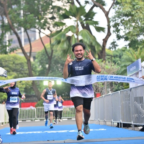 Race photo from KEMLU RUN 2026