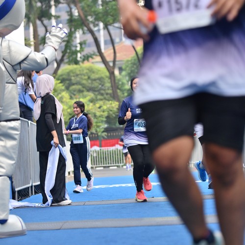 Race photo from KEMLU RUN 2026