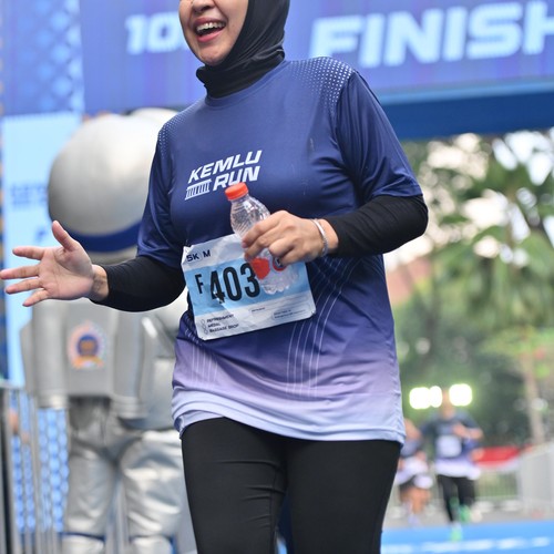 Race photo from KEMLU RUN 2026