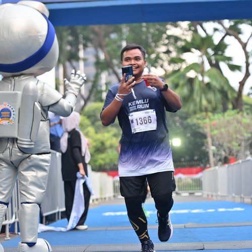 Race photo from KEMLU RUN 2026