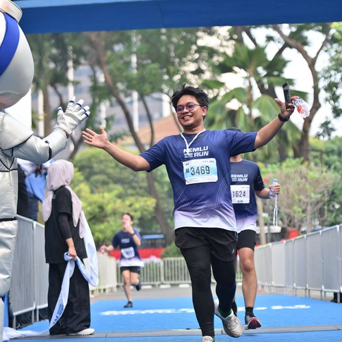 Race photo from KEMLU RUN 2026