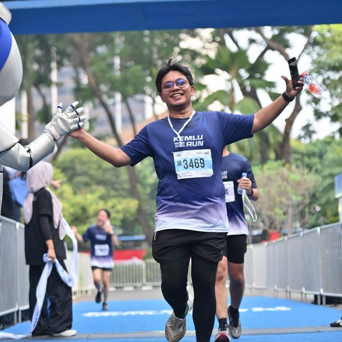 Race photo from KEMLU RUN 2026