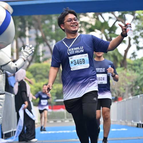 Race photo from KEMLU RUN 2026