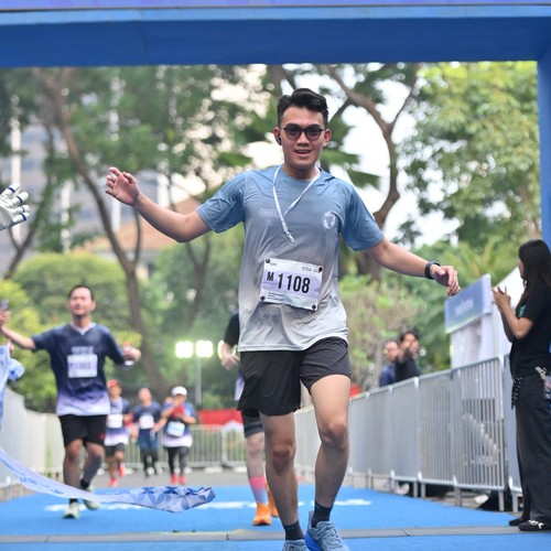 Race photo from KEMLU RUN 2026