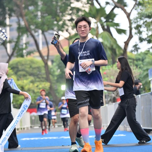 Race photo from KEMLU RUN 2026