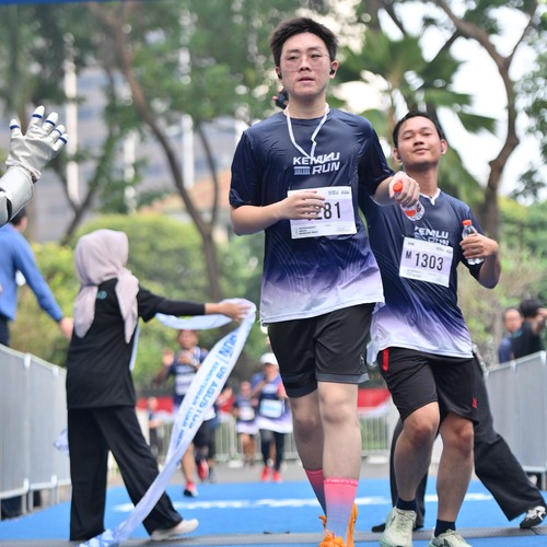 Race photo from KEMLU RUN 2026