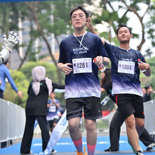 Race photo from KEMLU RUN 2026