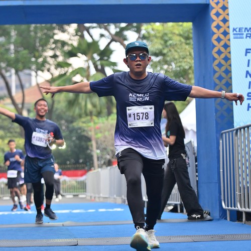 Race photo from KEMLU RUN 2026
