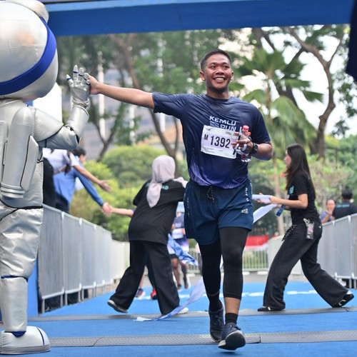 Race photo from KEMLU RUN 2026