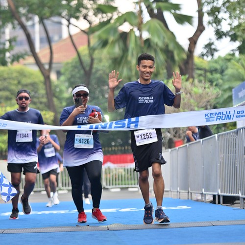 Race photo from KEMLU RUN 2026