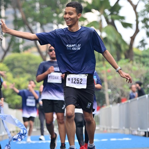 Race photo from KEMLU RUN 2026
