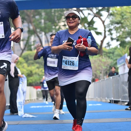 Race photo from KEMLU RUN 2026