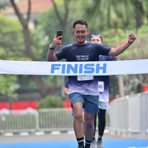 Race photo from KEMLU RUN 2026