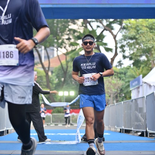 Race photo from KEMLU RUN 2026