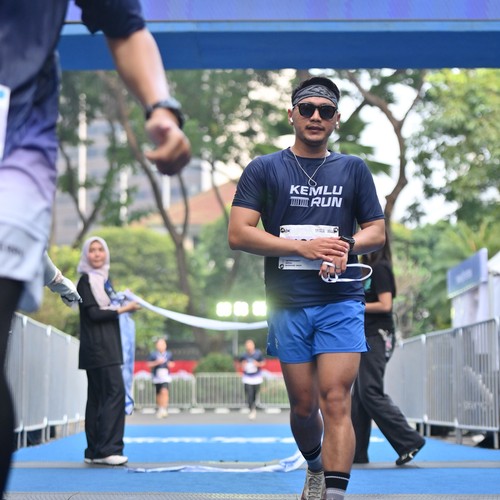 Race photo from KEMLU RUN 2026
