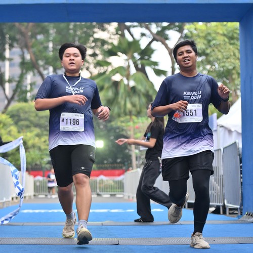 Race photo from KEMLU RUN 2026