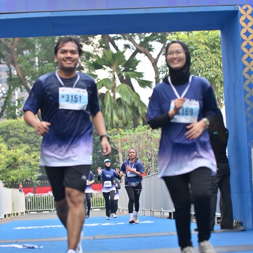 Race photo from KEMLU RUN 2026