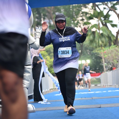 Race photo from KEMLU RUN 2026