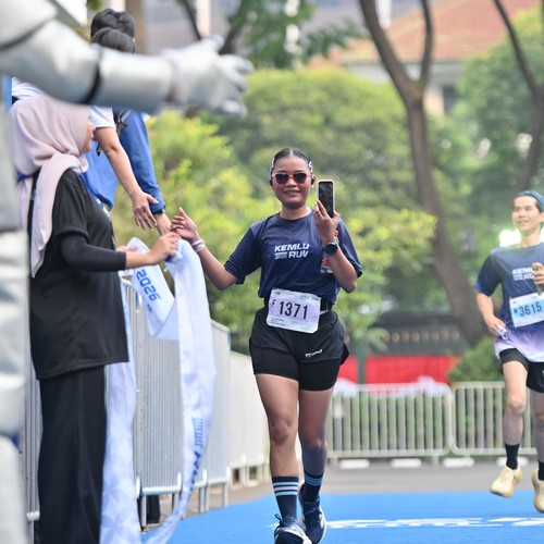 Race photo from KEMLU RUN 2026