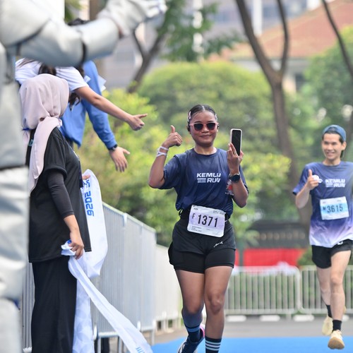 Race photo from KEMLU RUN 2026
