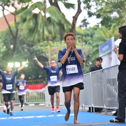 Race photo from KEMLU RUN 2026