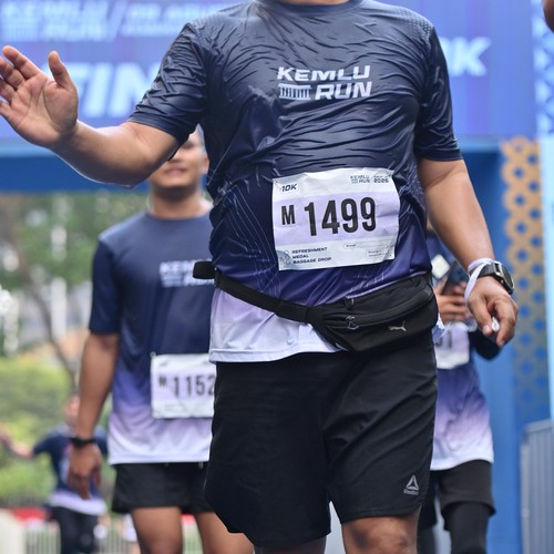 Race photo from KEMLU RUN 2026