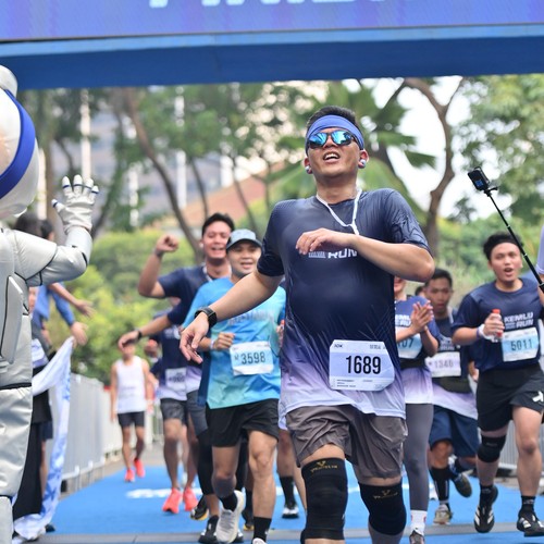Race photo from KEMLU RUN 2026