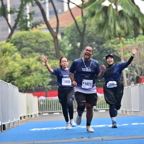 Race photo from KEMLU RUN 2026
