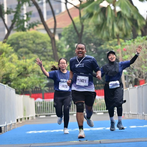 Race photo from KEMLU RUN 2026