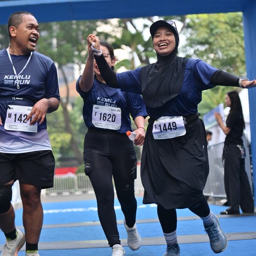 Race photo from KEMLU RUN 2026