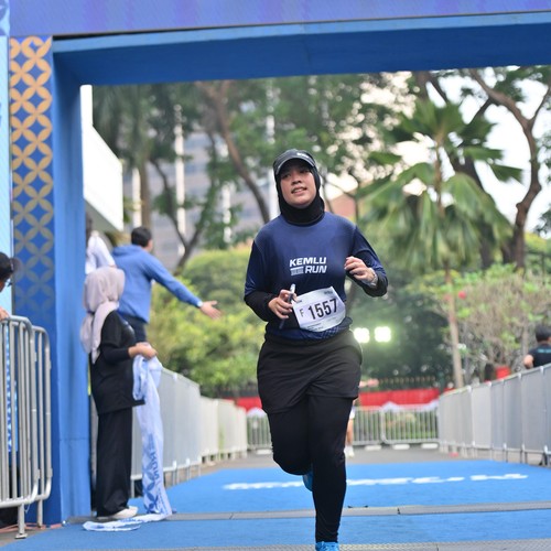Race photo from KEMLU RUN 2026