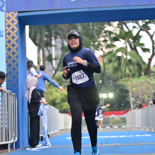 Race photo from KEMLU RUN 2026
