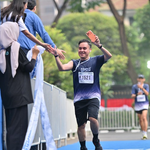 Race photo from KEMLU RUN 2026