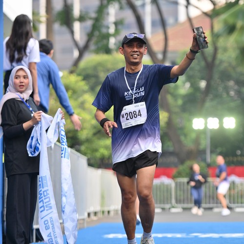 Race photo from KEMLU RUN 2026