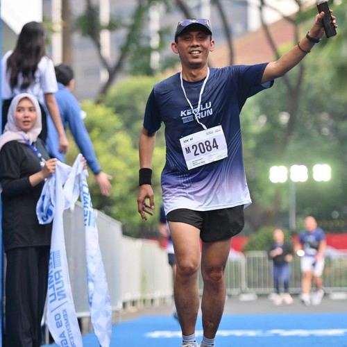 Race photo from KEMLU RUN 2026