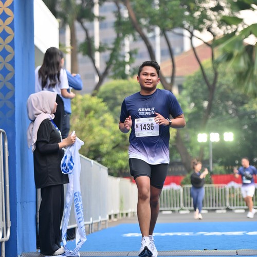 Race photo from KEMLU RUN 2026