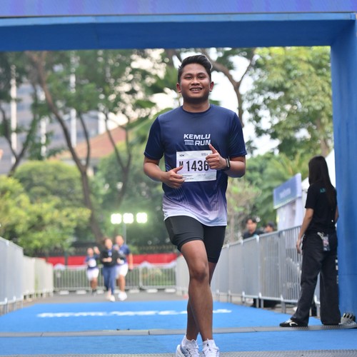 Race photo from KEMLU RUN 2026