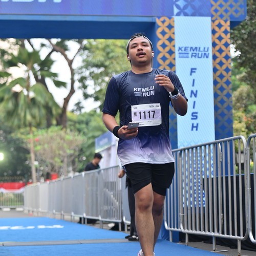 Race photo from KEMLU RUN 2026
