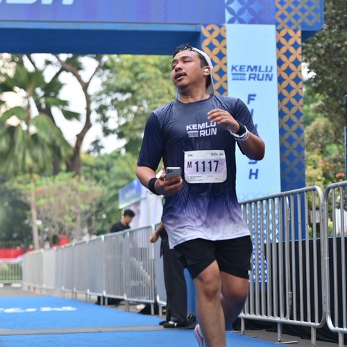 Race photo from KEMLU RUN 2026