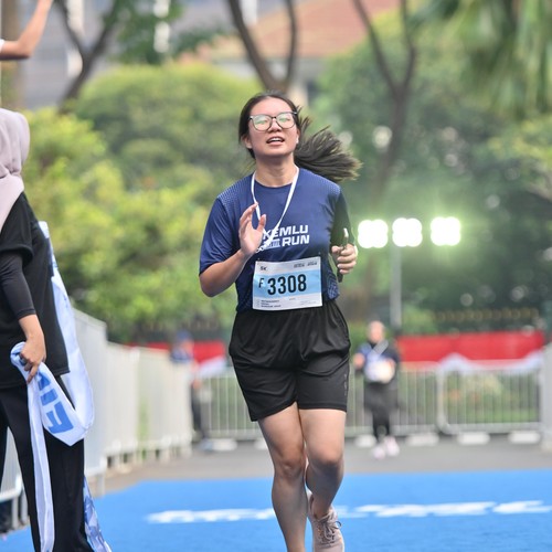 Race photo from KEMLU RUN 2026