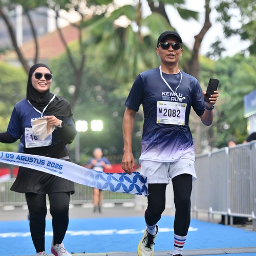 Race photo from KEMLU RUN 2026