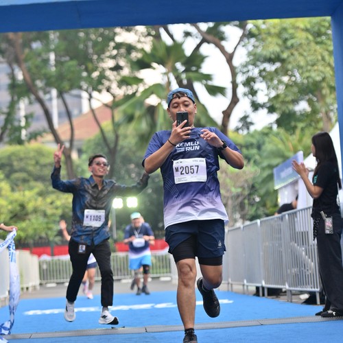Race photo from KEMLU RUN 2026