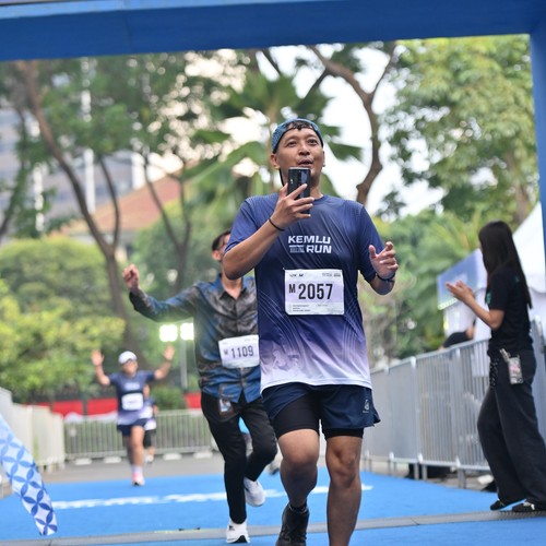 Race photo from KEMLU RUN 2026