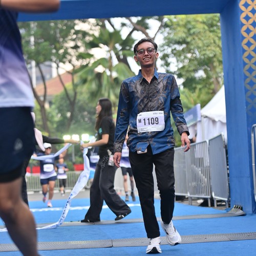 Race photo from KEMLU RUN 2026