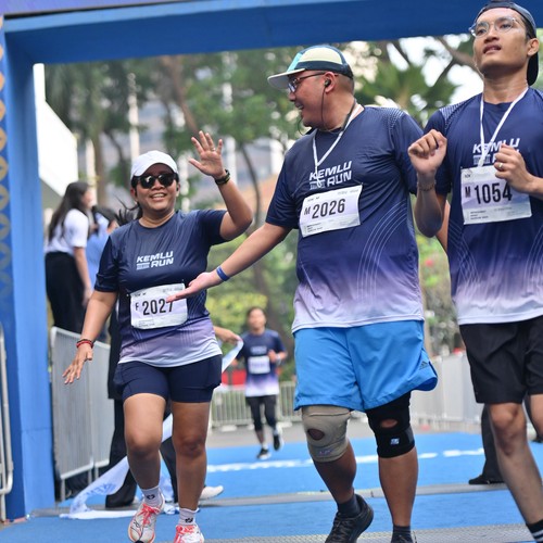 Race photo from KEMLU RUN 2026