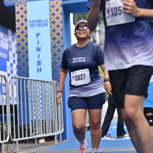 Race photo from KEMLU RUN 2026