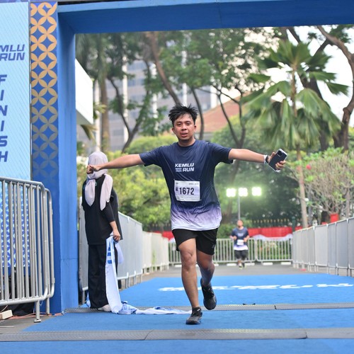 Race photo from KEMLU RUN 2026